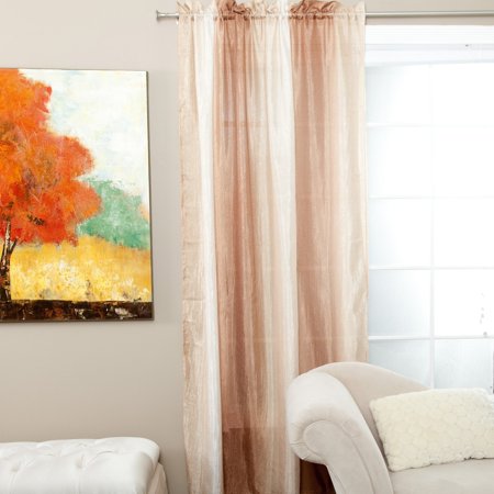 Achim Ombre Rod Pocket Curtain Panel, 50" W x 63" L — Autumn