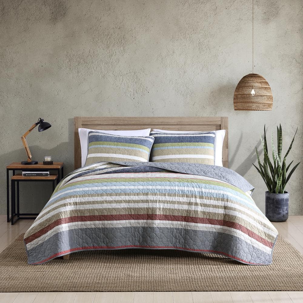 Eddie Bauer Salmon Ladder Quilt Set King