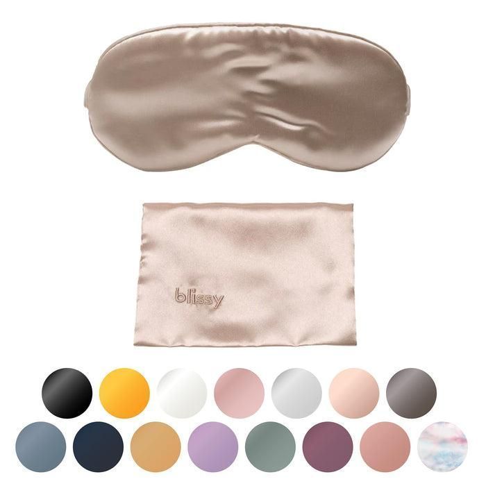 Blissy Silk Sleep Mask - Champagne