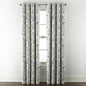 Linden Street Bayshore Print Grommet 100% Blackout Panel, 50"x95" - Blue Floral
