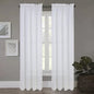 Regal Home Crushed Voile Solid Rod Pocket Sheer Curtain Panel, 50" W x 84" L