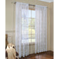 Commonwealth Habitat Mona Lisa Lace Sheer Rod Pocket Panel, 56"x63" - White
