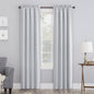 Sun Zero Kenneth Blackout Rod Pocket Curtain Panel, 40" W x 84" L - Oyster White