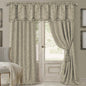Elrene Mia Jacquard Scroll Blackout Curtain Panel, 52" W x 95" L - Natural