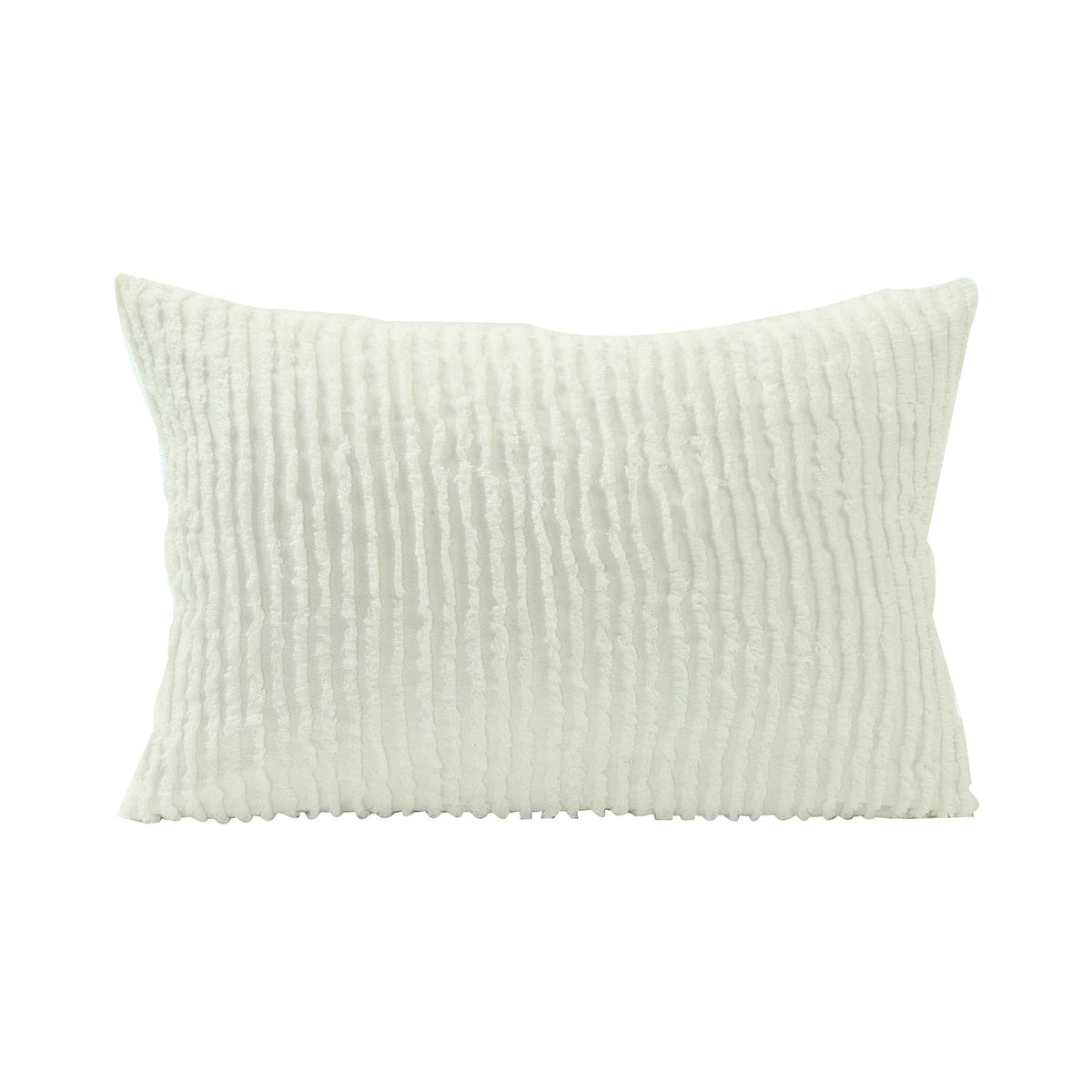 Beatrice Home Fashions Channel Chenille Sham Standard Sage