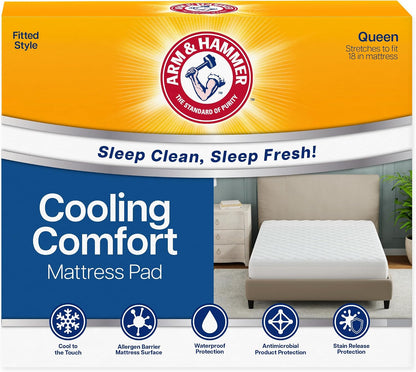 Arm & Hammer Queen Cooling Comfort Mattress Pad