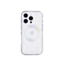 tech21 EvoSparkle Clear/Silver Glitter Transparent MagSafe Case iPhone 16 Pro