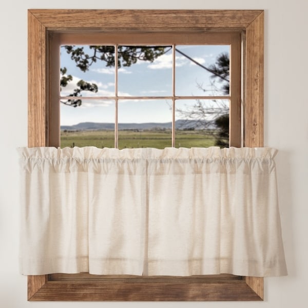 VHC Brands Simple Life Flax Farmhouse Tier Set of 2, 36" W x 24" L - Natural