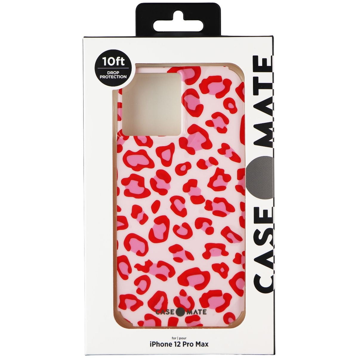 Case-Mate Shockproof Leopard Patterned Back Case Pink/Red iPhone 12 Pro Max