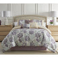 Broadhaven Full 7pc Comforter Set Floral Arrington Purple/Green/Beige