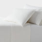 King Ultra Soft Flannel Sheet Set White - Threshold