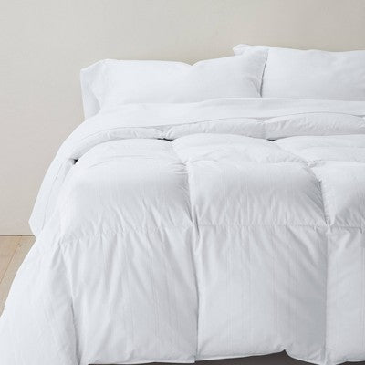 Twin All Season Premium Down Comforter - Casaluna: Hypoallergenic, 260 Thread Count, RDS Certified