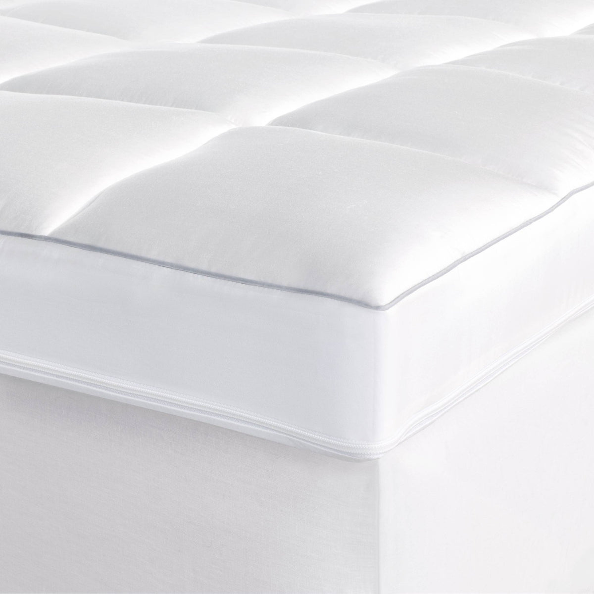 Casaluna Twin XL Premium Cooling 4" Dual Layer Memory Foam Mattress Topper