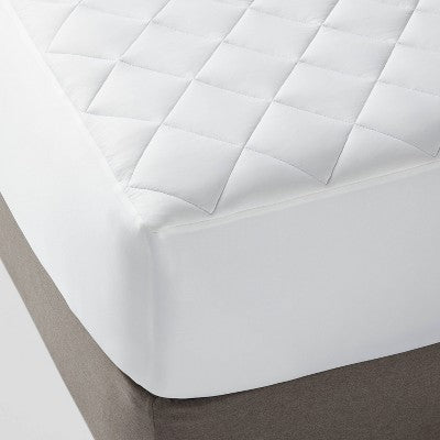 Full Cool Touch Waterproof Mattress Pad - Threshold: Hypoallergenic Protector, Fits 18" Depth, Moisture-Wicking