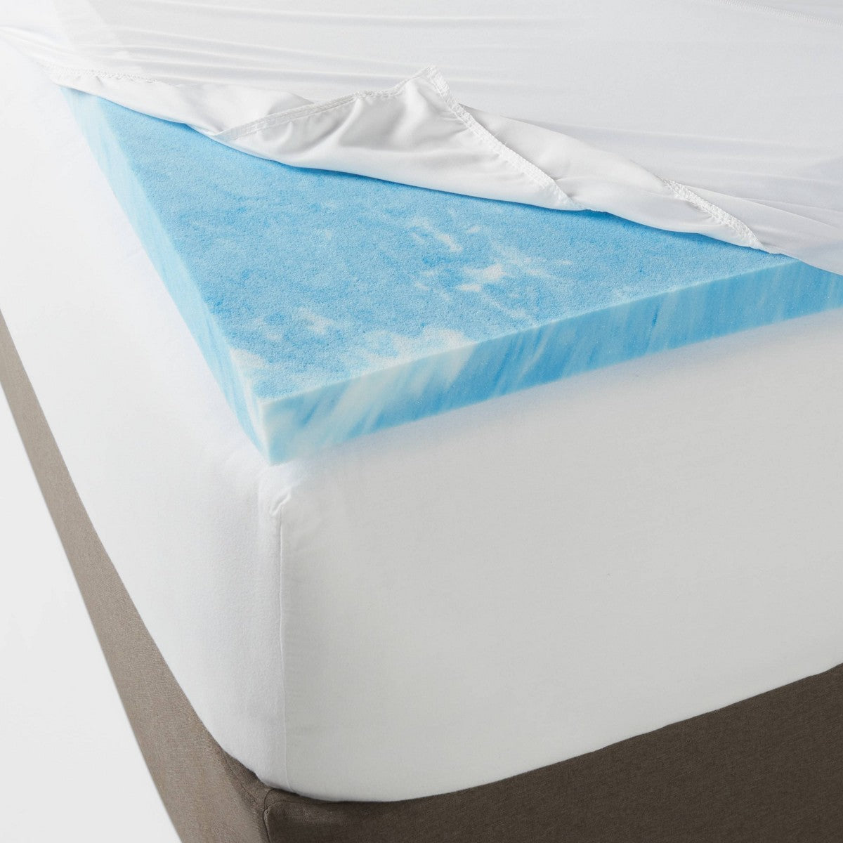 Twin 2in Cool Touch Memory Foam Mattress Topper - Threshold