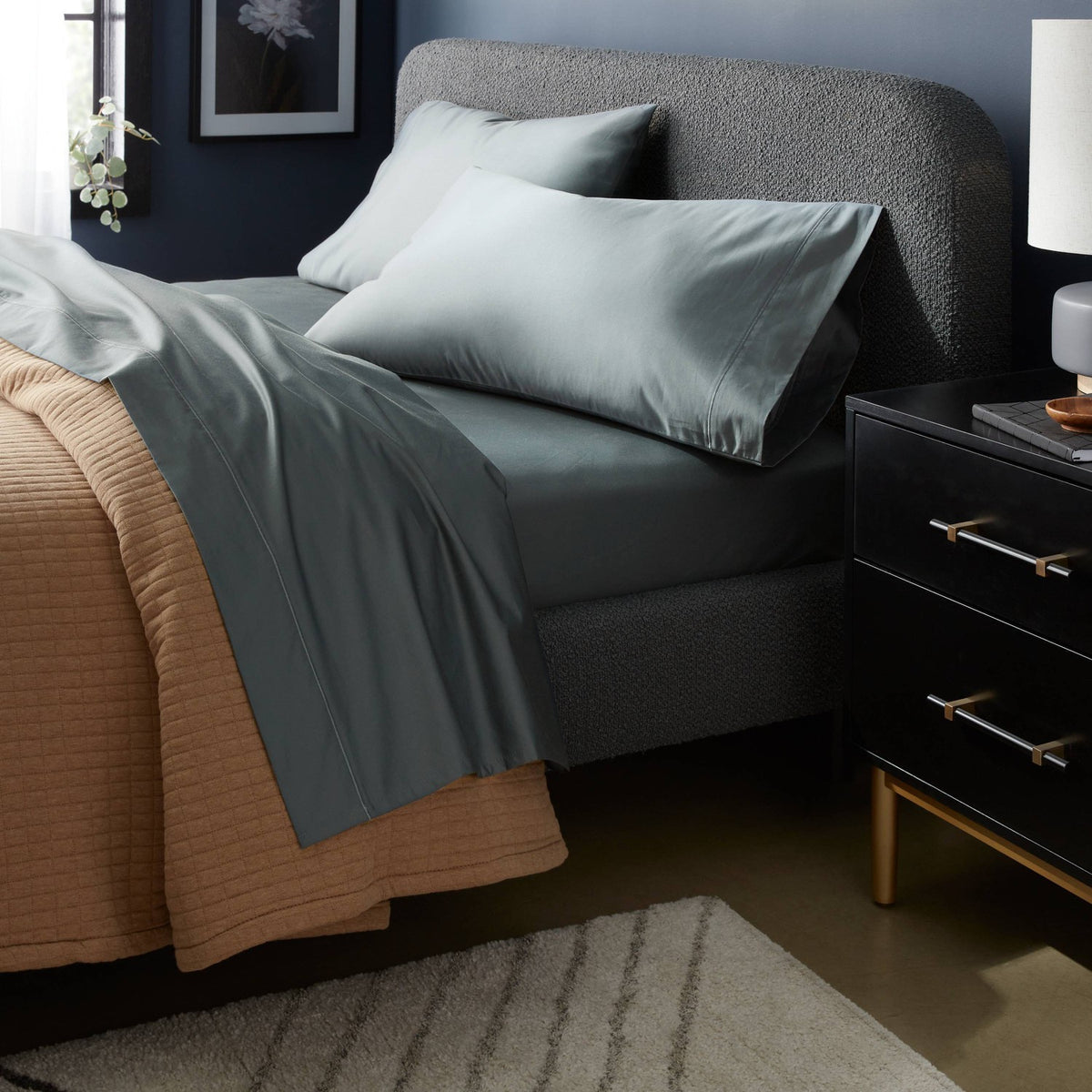 Threshold Full 800 Thread Count 4pc Hotel Collection Sheet Set – Single Baratta Slate Blue