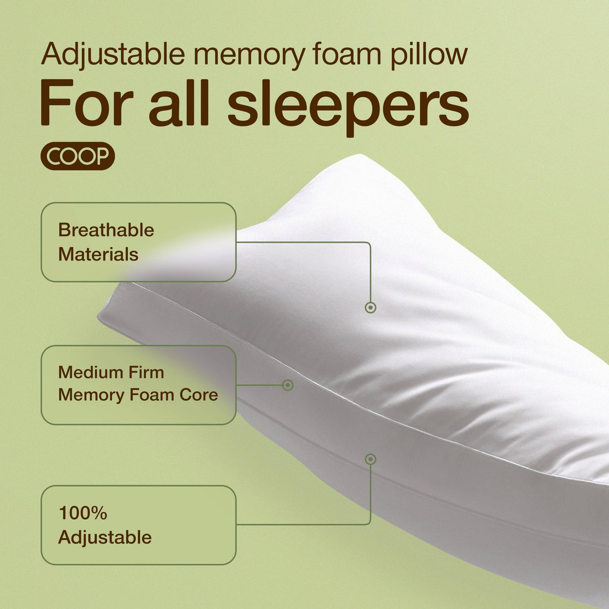 Coop Home Goods The Premier Customizable Pillow – Medium