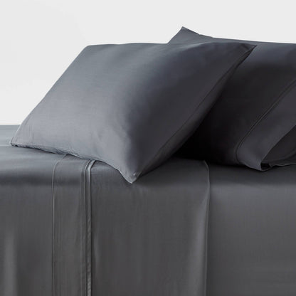 Threshold Full 320 Thread Count Cool TENCEL Lyocell Sheet Set – Gray