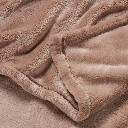 Threshold Twin/Twin XL Microplush Blanket – Brown