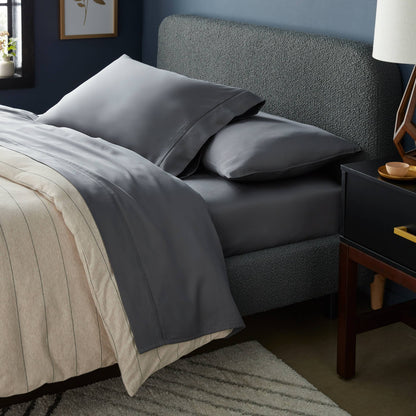 Threshold Full 320 Thread Count Cool TENCEL Lyocell Sheet Set – Gray