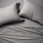 400TC Percale Sheet Set Dark Gray - Casaluna