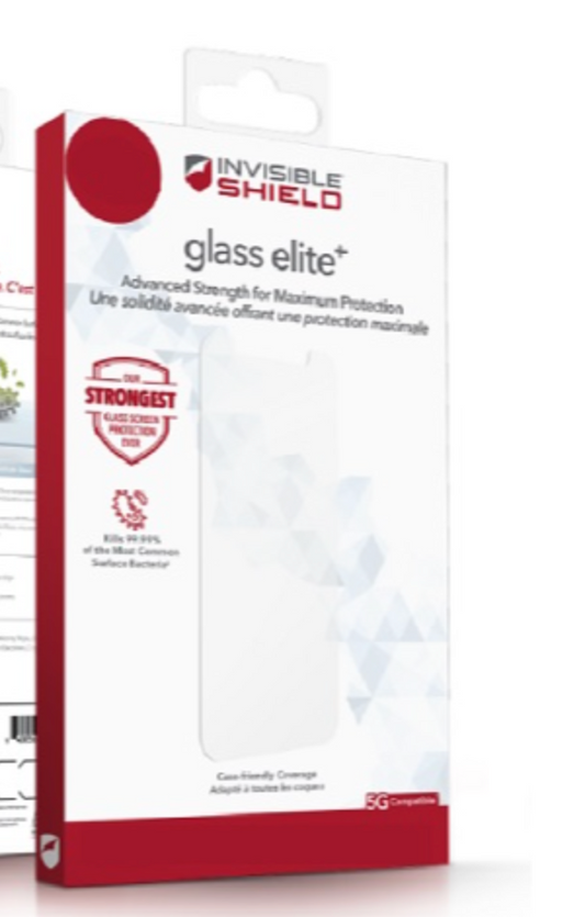 invisibleSHIELD Glass Elite+ Tempered Glass Protector iPhone 12 Pro Max Clear