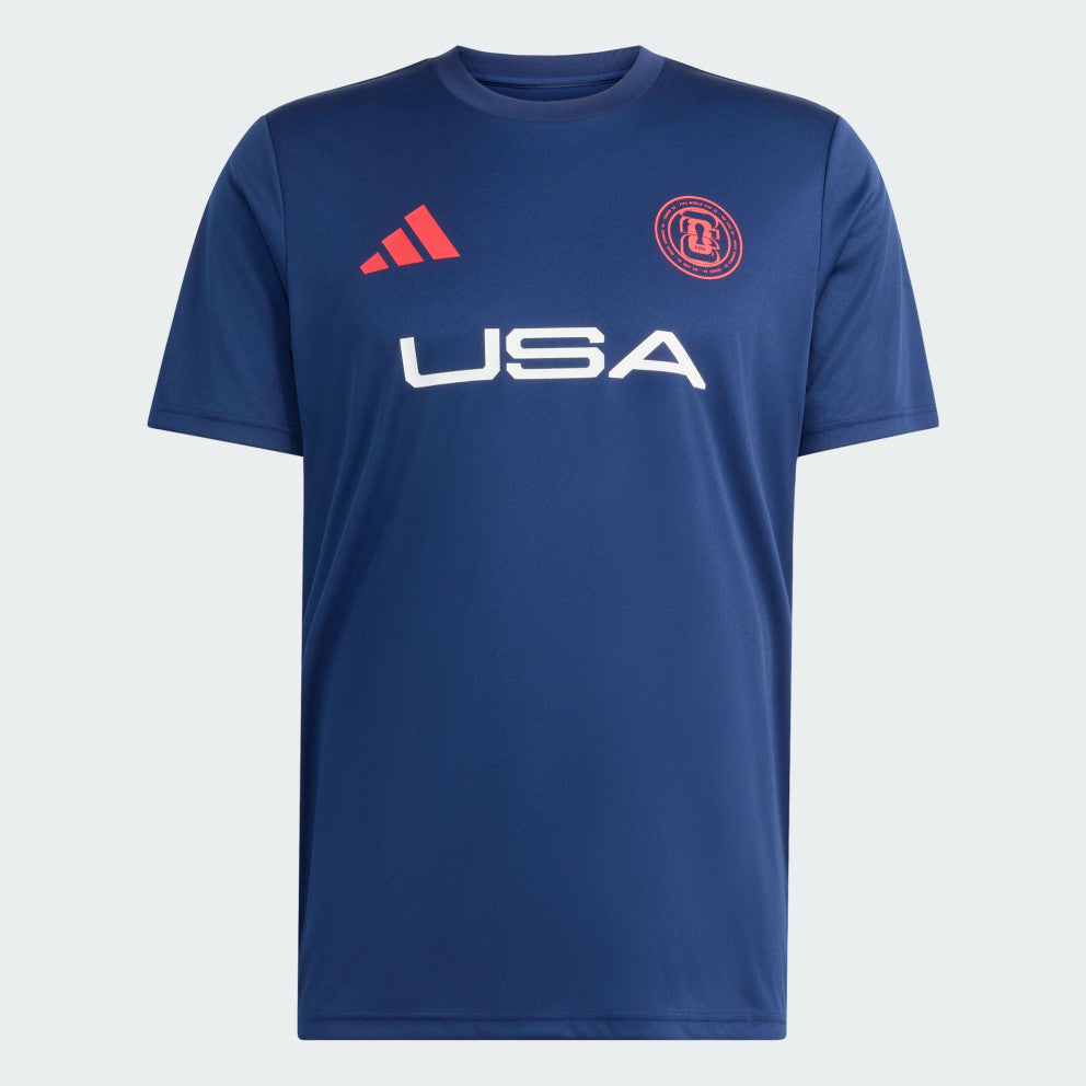 Adidas FIFA 2026 World Cup USA Jersey Blue T-Shirt Mens Size Large AUTHENTIC