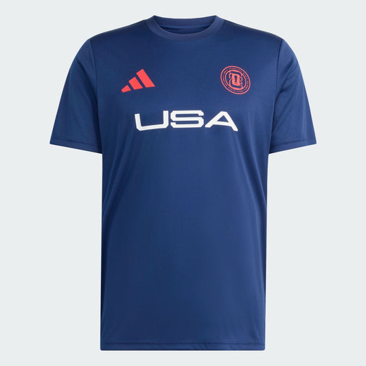 Adidas FIFA 2026 World Cup USA Jersey Blue T-Shirt Mens Size Large AUTHENTIC