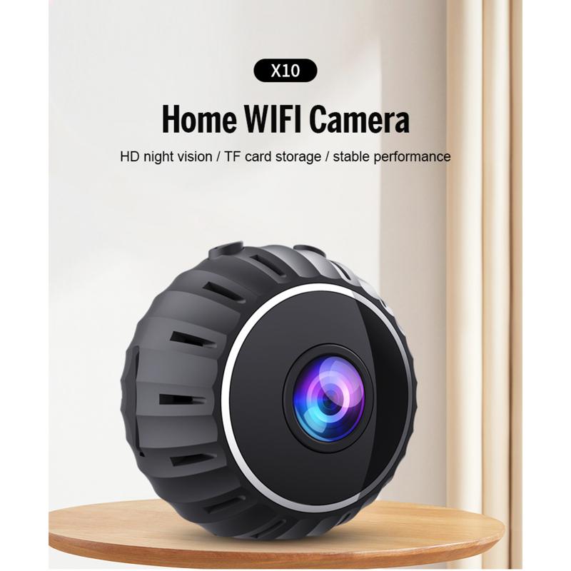 X10 WiFi IP Indoor Surveillance Camera 1080p Black