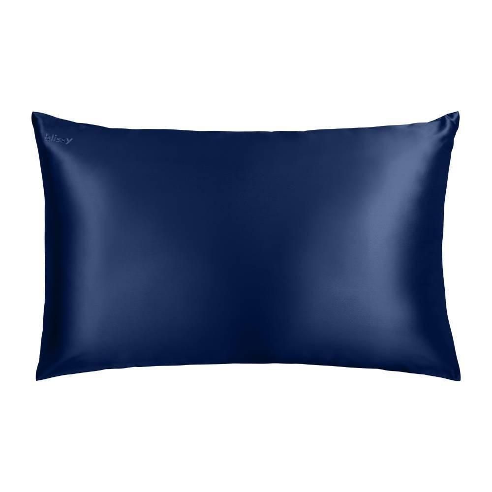 Blissy Silk Pillowcase - Standard/Queen - Navy Blue